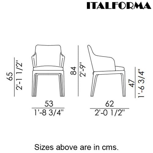 Felix Armchair by Italforma