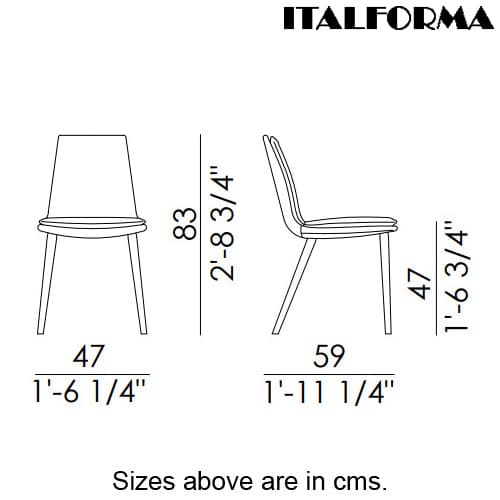 Lara G Dining Chair by Italforma