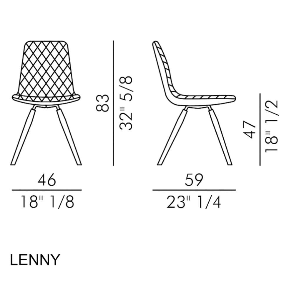 Lenny Dining Chair by Italforma