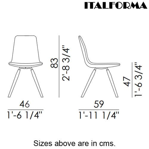 Lenny Dining Chair by Italforma