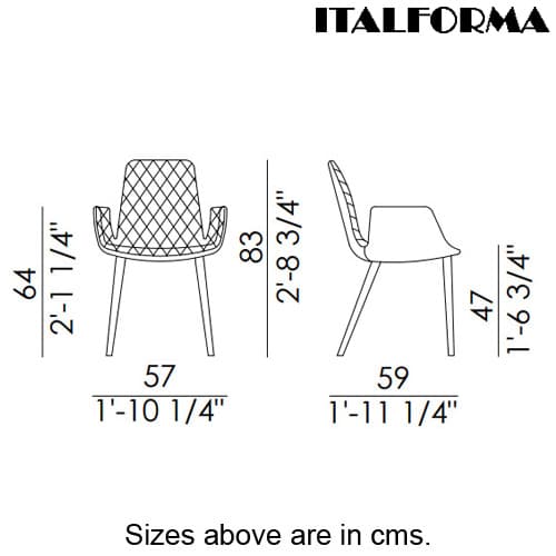 Lenny G Armchair by Italforma