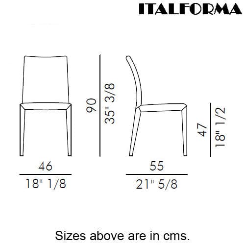 Thea Dining Chair by Italforma