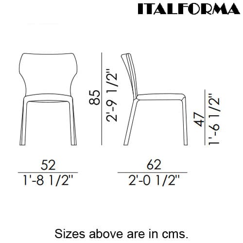 Shila Dining Chair by Italforma