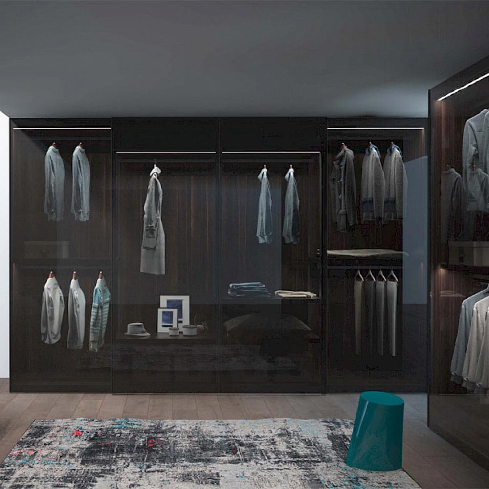 Glass Sliding Door Wardrobe by Jesse