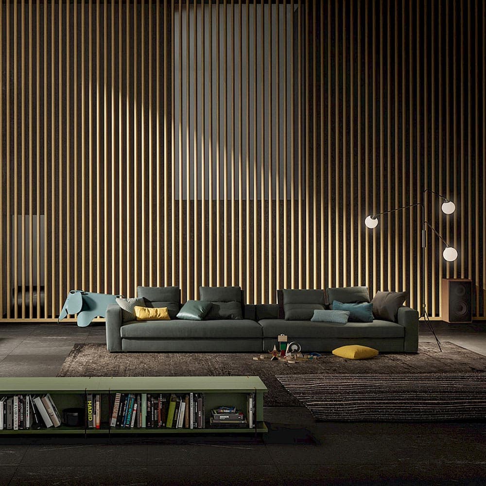 Simon Slim Sofa by Jesse