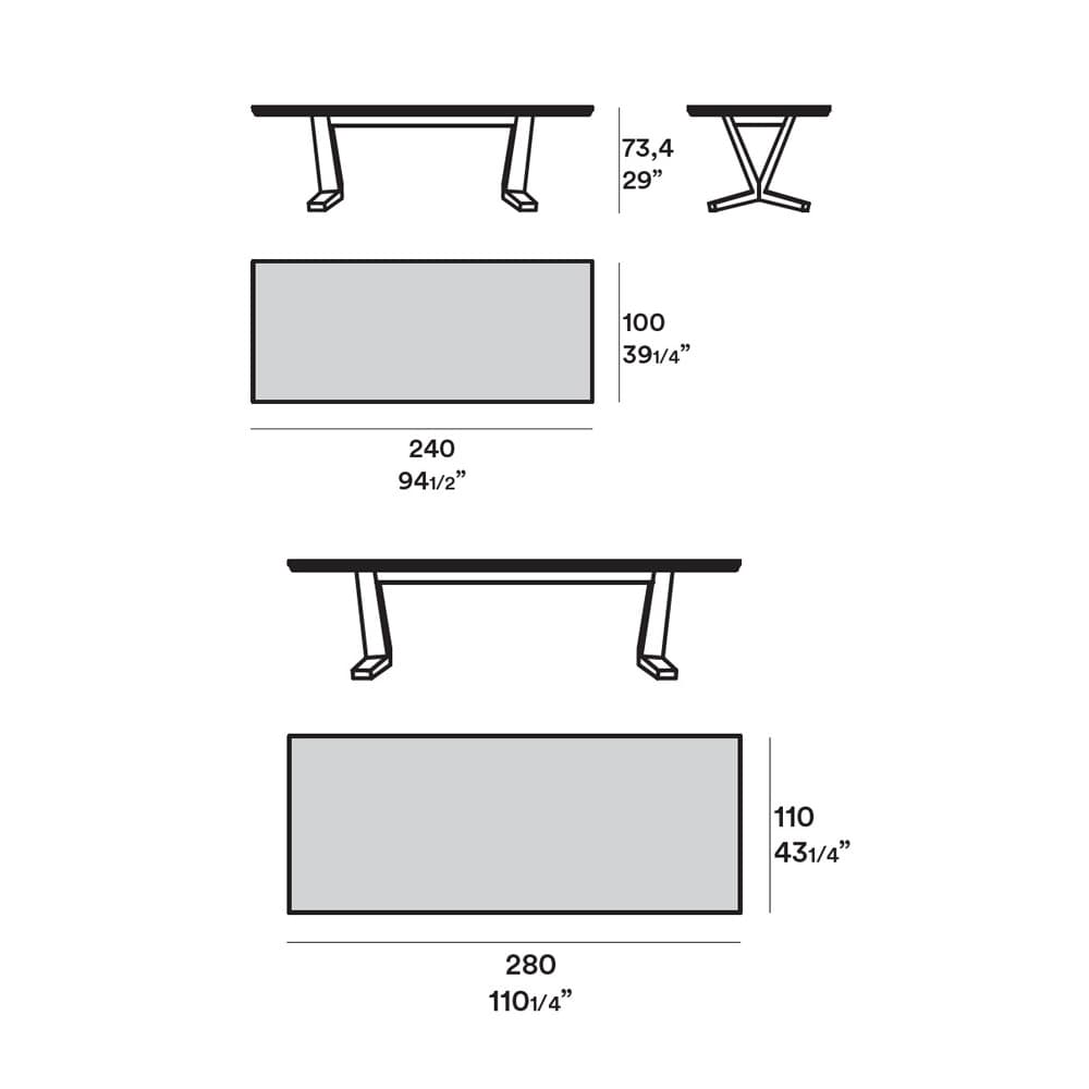 Bridge Dining Table by Jesse