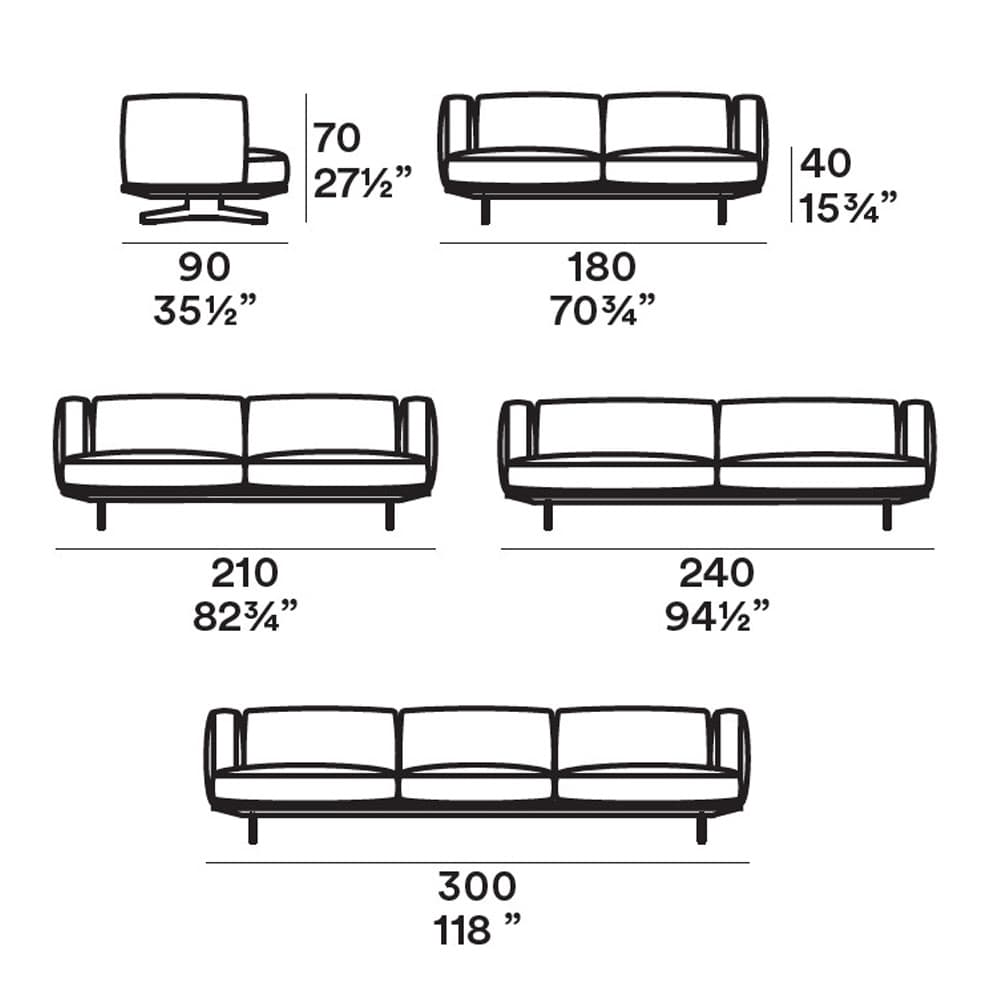 Oliver Sofa by Jesse