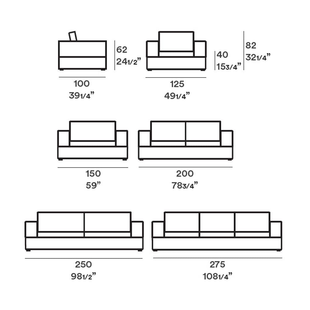 Terence Sofa by Jesse