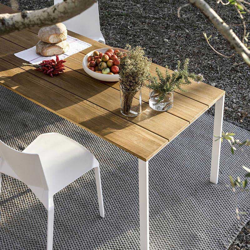 Be-Easy Slatted Dining Table by Kristalia