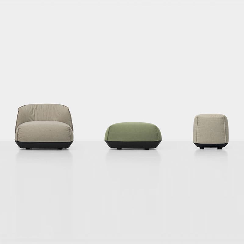 Brioni Outdoor Footstool by Kristalia