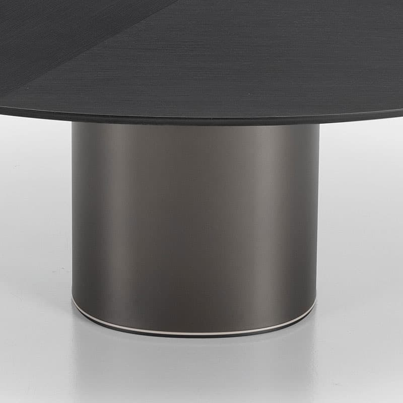 Holo Pillar Dining Table by Kristalia