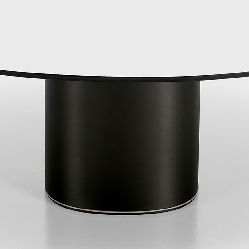 Holo Pillar Dining Table by Kristalia