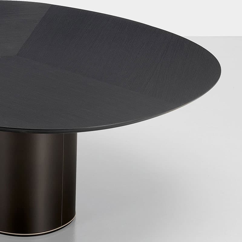 Holo Pillar Dining Table by Kristalia