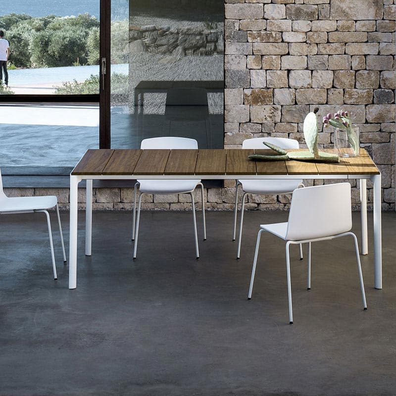 Maki Slatted Dining Table by Kristalia