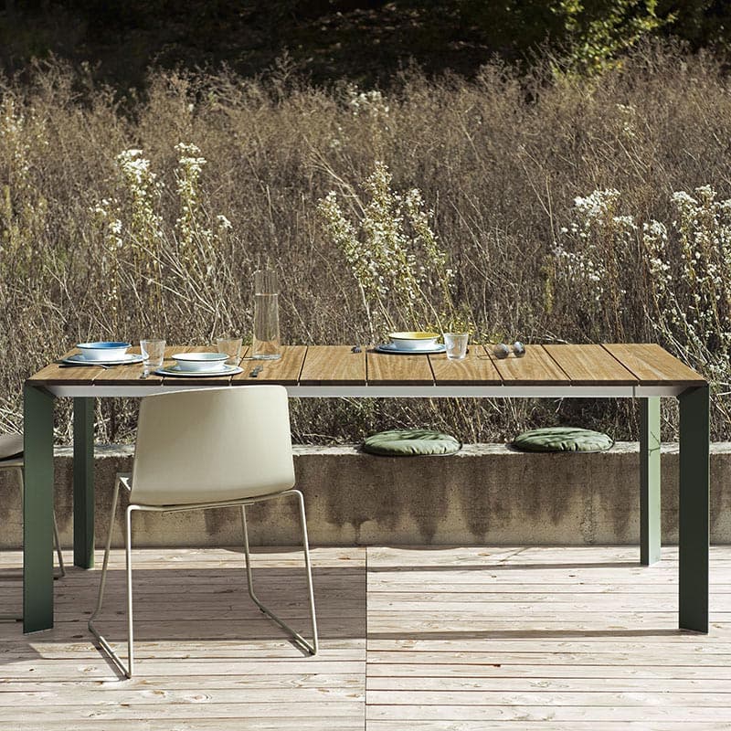 Nori Slatted Dining Table by Kristalia