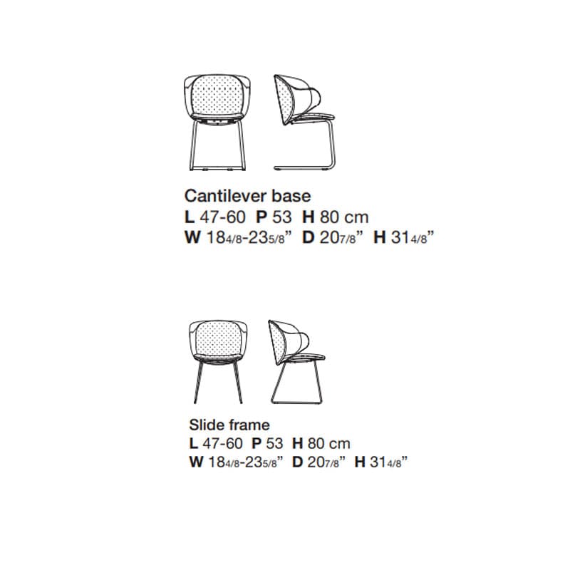 Dua Dining Chair by Kristalia