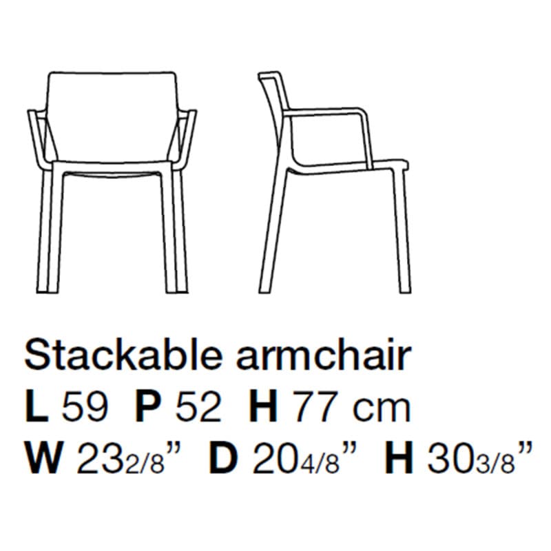 Lp Armchair by Kristalia