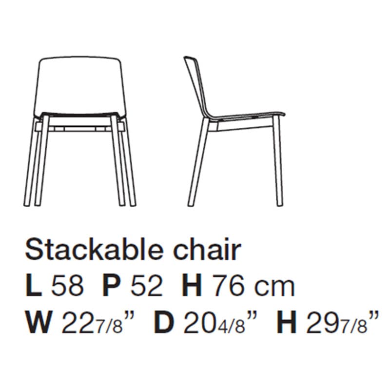 Rama Wood Dining Chair by Kristalia