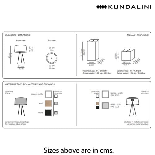 Tripod Table Lamp by Kundalini