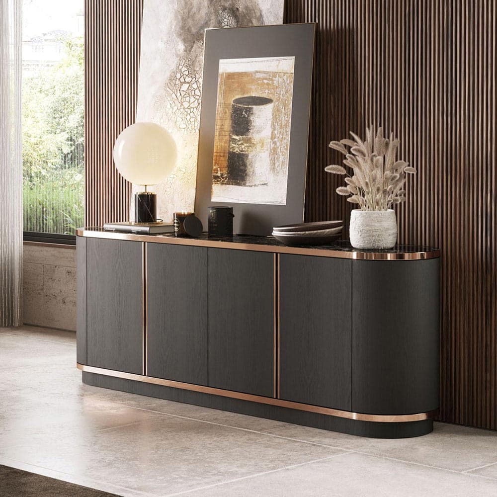 Brown Sideboard by Laskasas