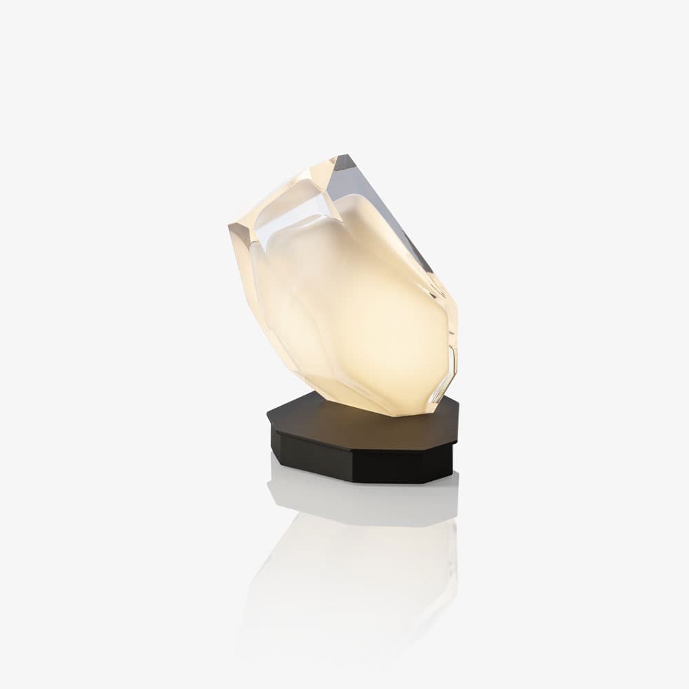 Crystal Rock Table Lamp by Lasvit