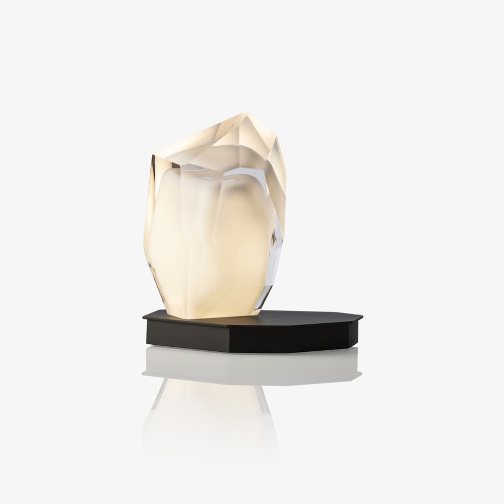 Crystal Rock Table Lamp by Lasvit