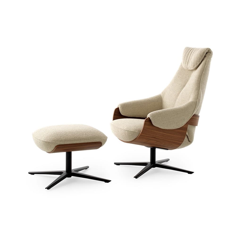 Cream Armchair by Leolux