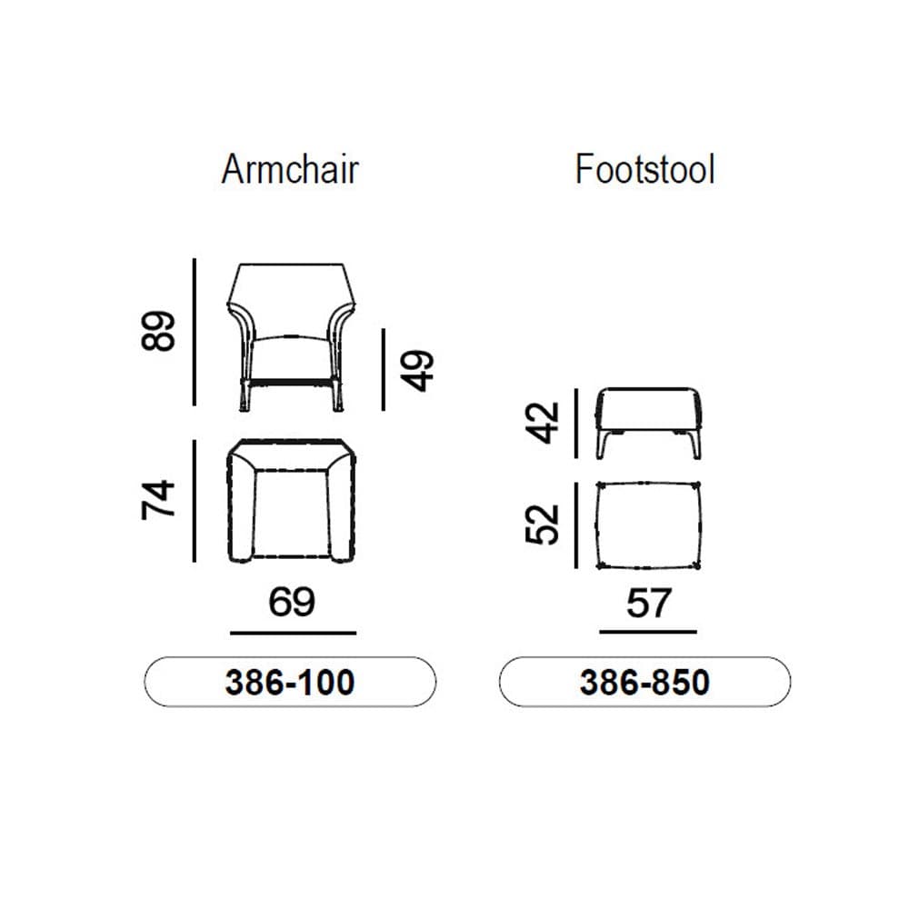 Mayuro Armchair by Leolux