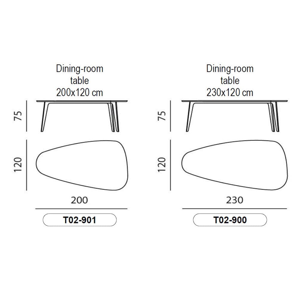 Bondi Dining Table by Leolux