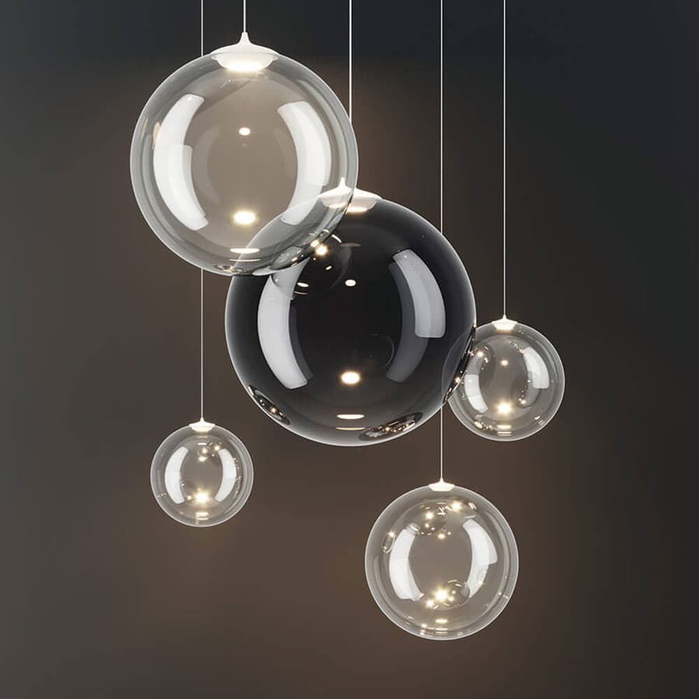 Random Solo Cluster Suspension Lamp by FCI London