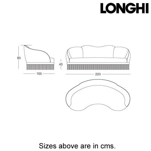 Daisy Sofa by Longhi