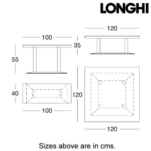 Artu Coffee Table by Longhi