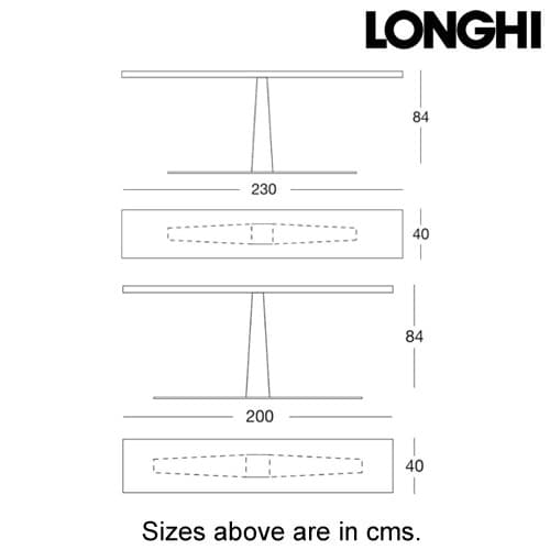 Rim Console Table by Longhi