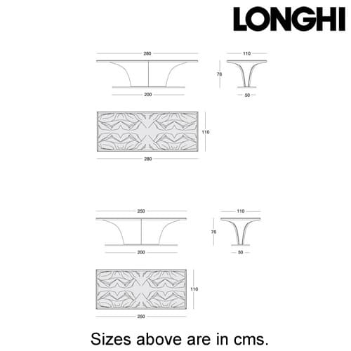 Omotesando Dining Table by Longhi