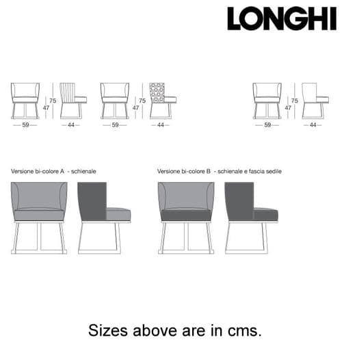 Cloe Armchair by Longhi