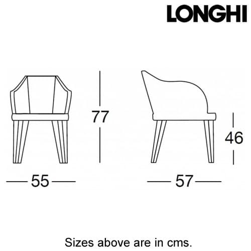 Giselle Armchair by Longhi