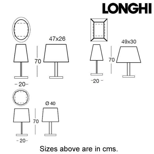 Akilele Table Lamp by Longhi