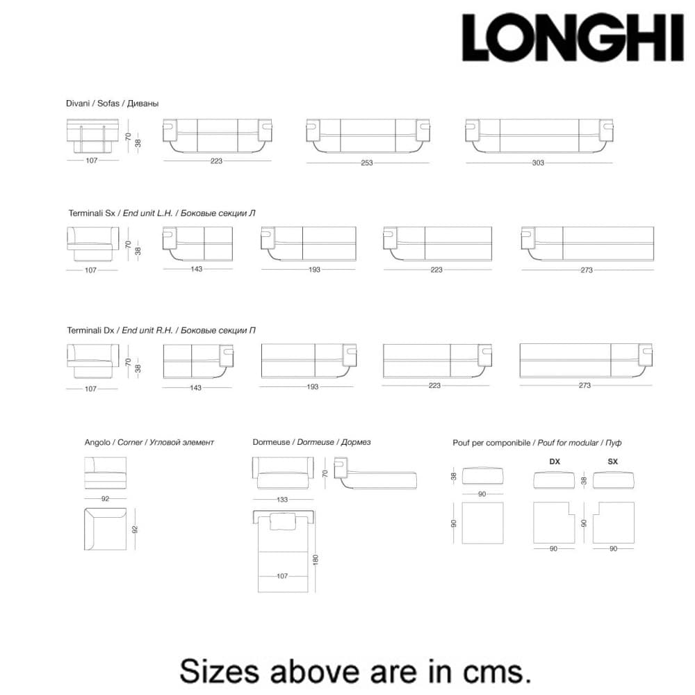 Mi Sofa by Longhi