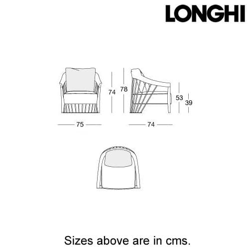 Dorothy Armchair by Longhi