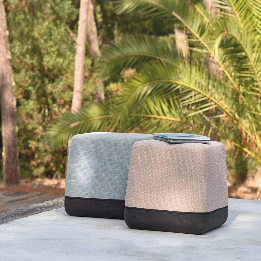 Kumo Outdoor Footstool by Manutti