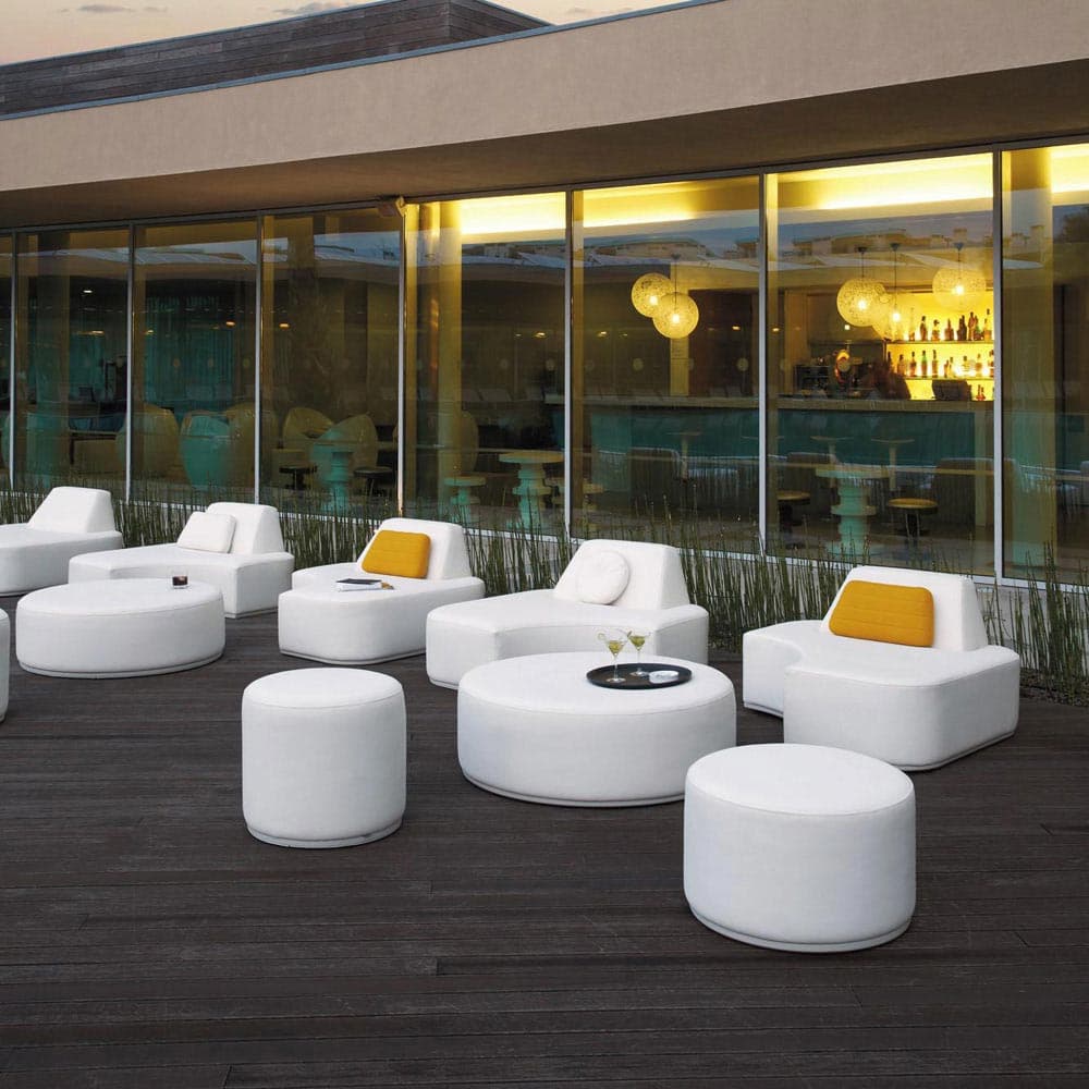 Moon Island Outdoor Footstool by Manutti