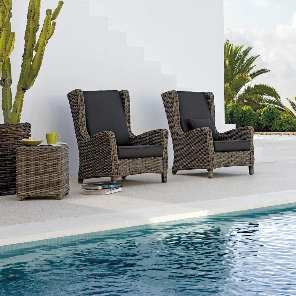 San Diego High Back Outdoor Armchair by Manutti