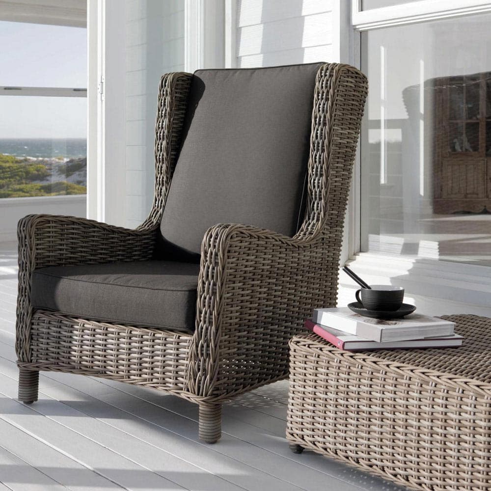 San Diego High Back Outdoor Armchair by Manutti