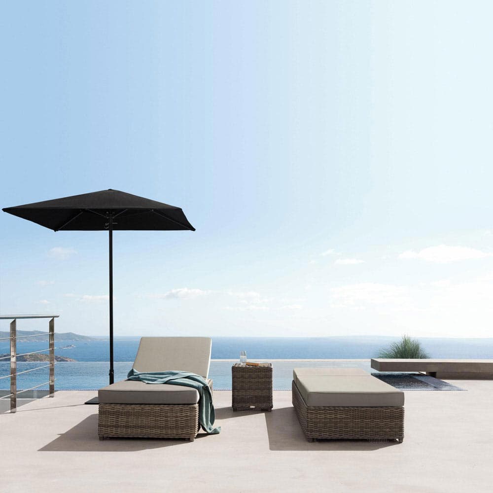 San Diego Outdoor Footstool by Manutti