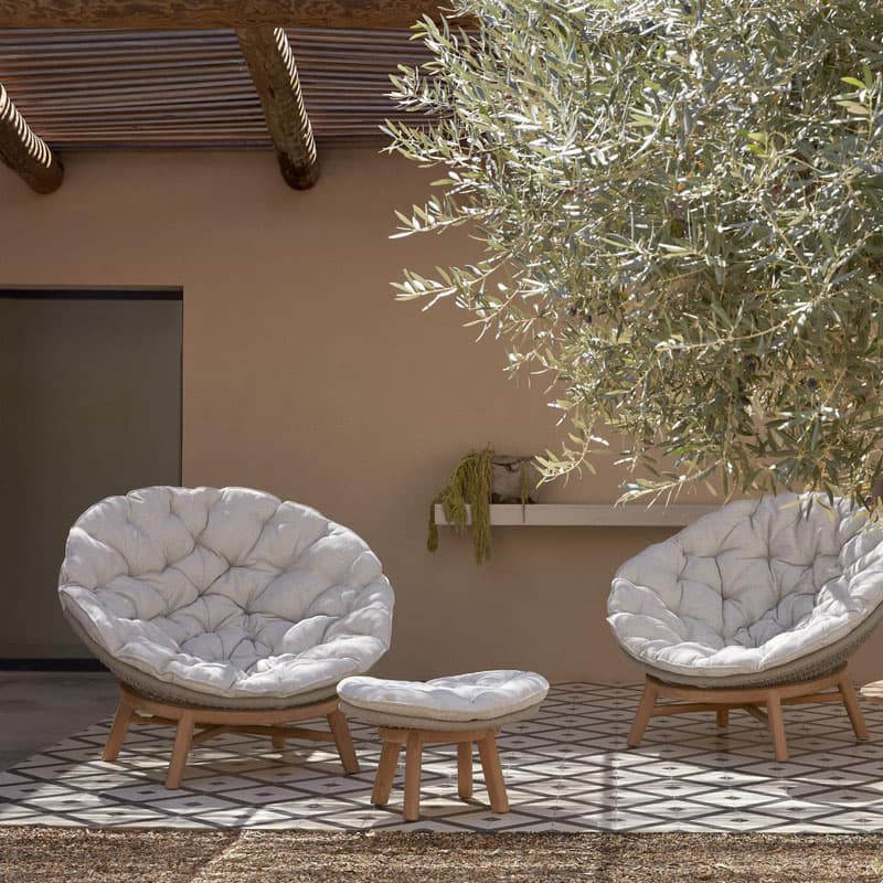 Sandua Outdoor Footstool by Manutti