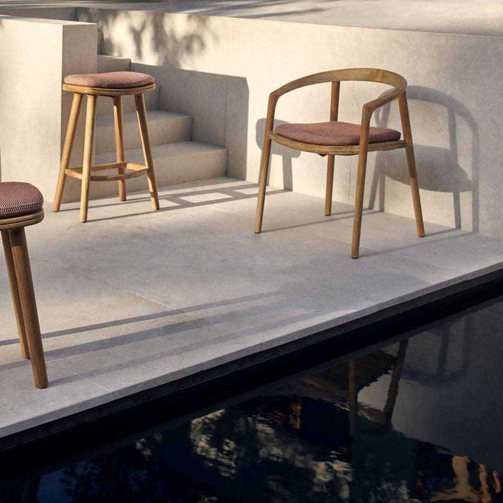 Solid Outdoor Armchair by Manutti