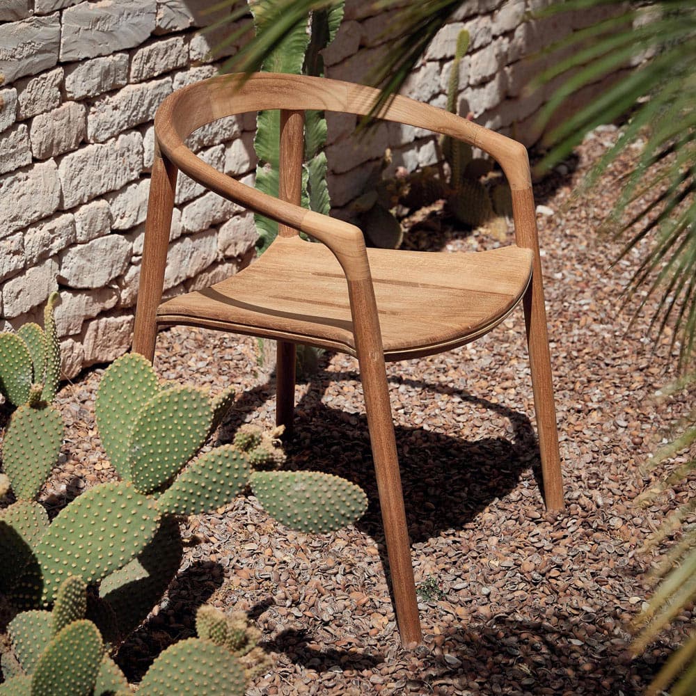 Solid Outdoor Armchair by Manutti