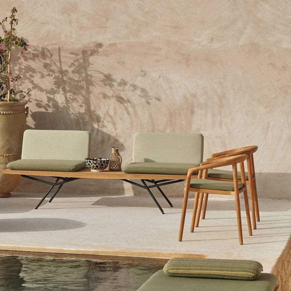 Solid Outdoor Armchair by Manutti