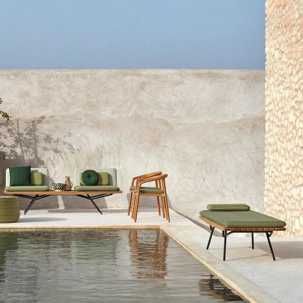 Solid Outdoor Armchair by Manutti