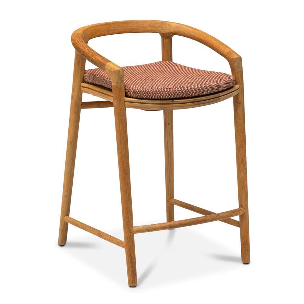 Solid Outdoor Barstool by Manutti